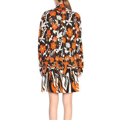 orange PRADA Women Dresses 